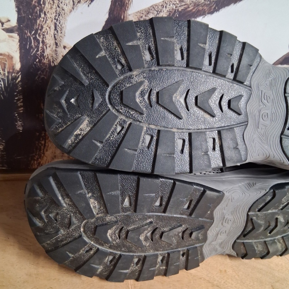 Teva Omnium 2 Mens Grey Black Hybrid Hiking Water Sandals Shoes 1019160 Size 12 - Picture 6 of 11